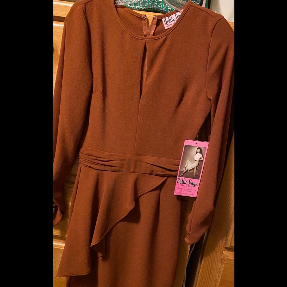 🌟ONLY 1 LEFT🌟Bettie Page Vintage Retro Dress - Picture 3 of 8